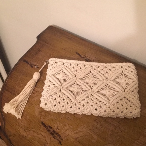 Handbags - Macrame Clutch